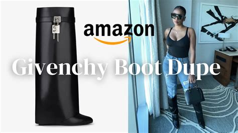 givenchy sock boots look alike|Givenchy lock boots dupe.